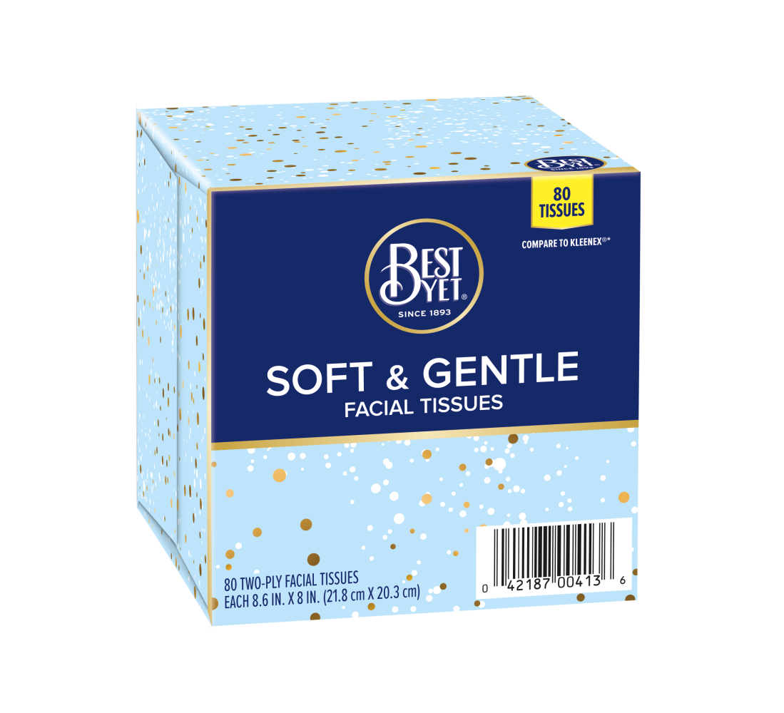 Facial Tissue 80CT Best Yet Brand