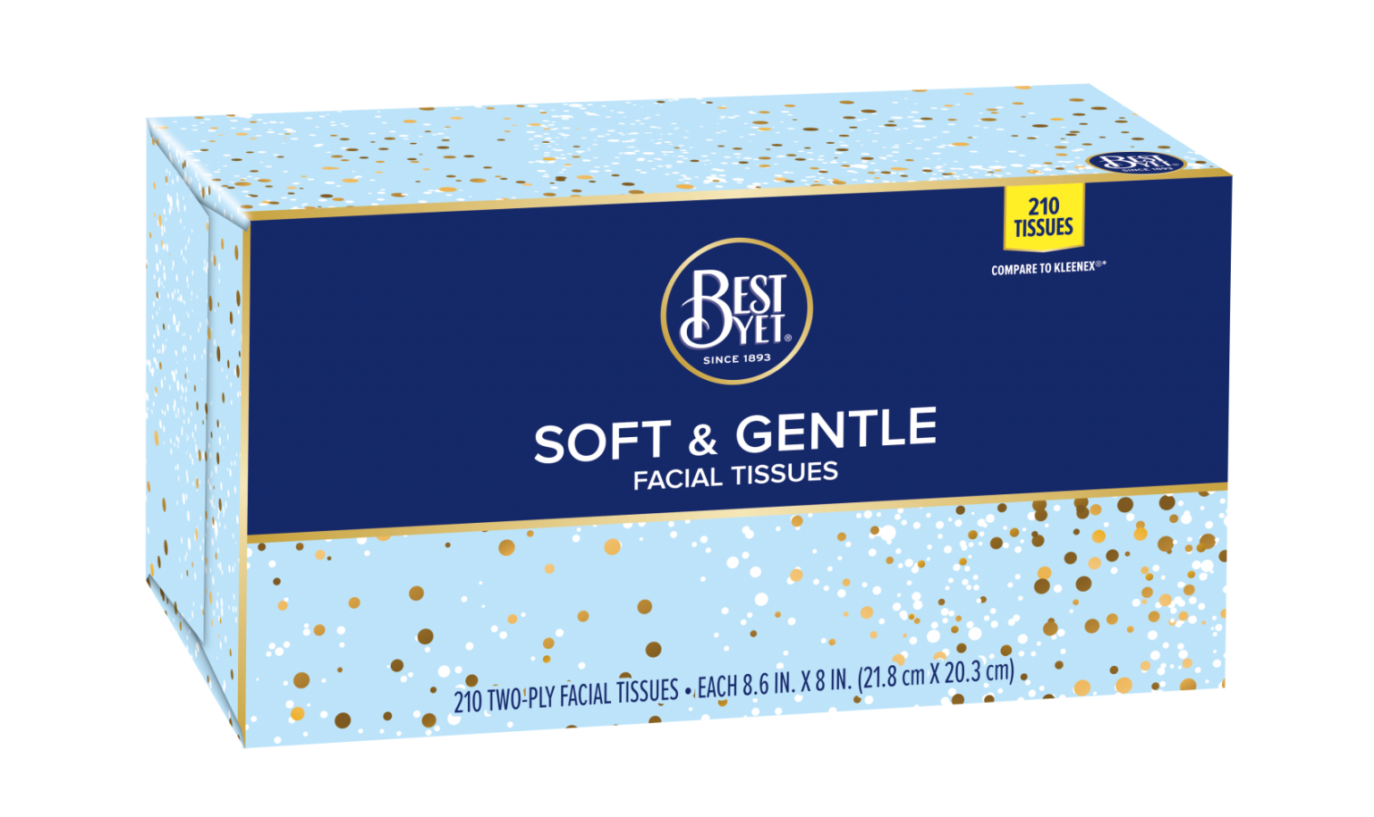 Facial Tissue 144CT Best Yet Brand