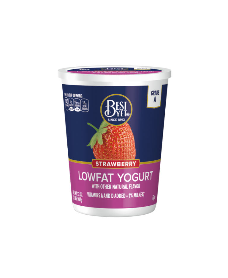 Low Fat Strawberry Yogurt Best Yet Brand