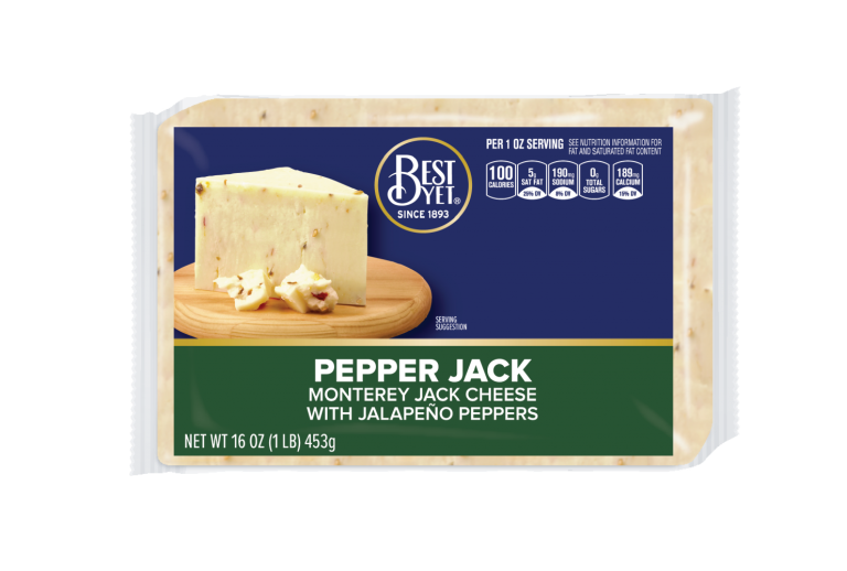 Chunk Pepper Jack Cheese Best Yet Brand