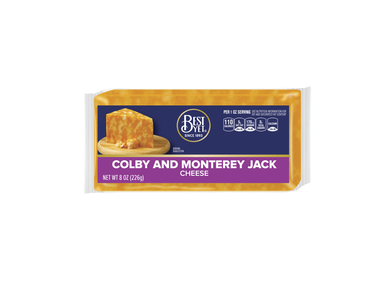 Colby Jack Cheese Bar Best Yet Brand