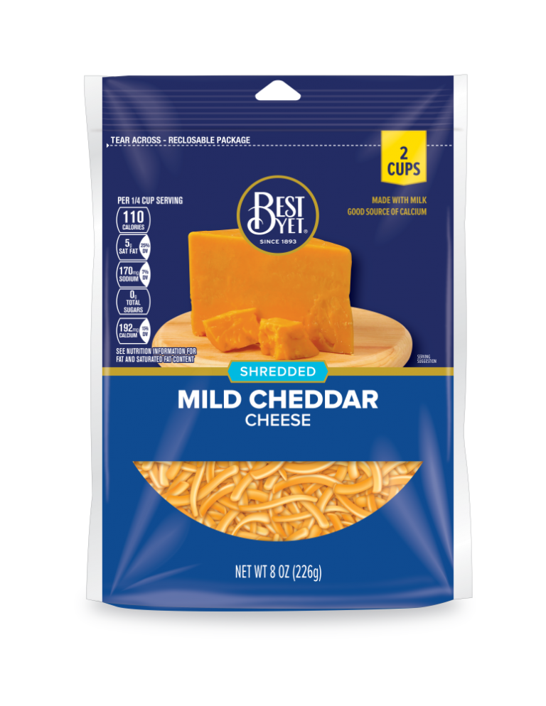 Yellow American Cheese Singles 16OZ Best Yet Brand