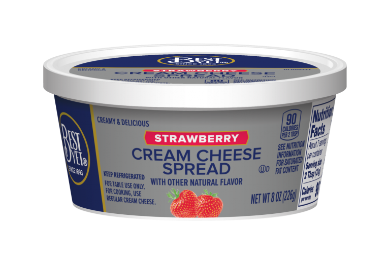 Strawberry Cream Cheese Tub Best Yet Brand