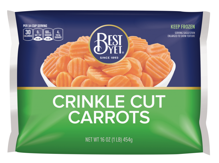 Crinkle Cut Carrots Best Yet Brand