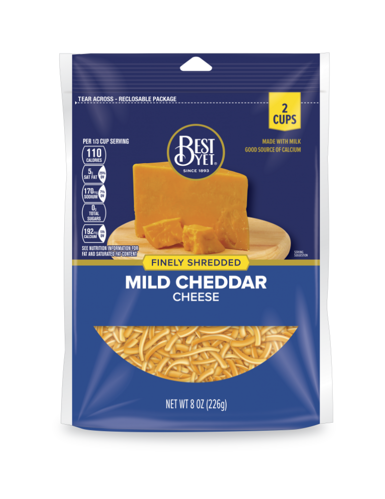 Fancy Shredded Mild Cheddar Best Yet Brand
