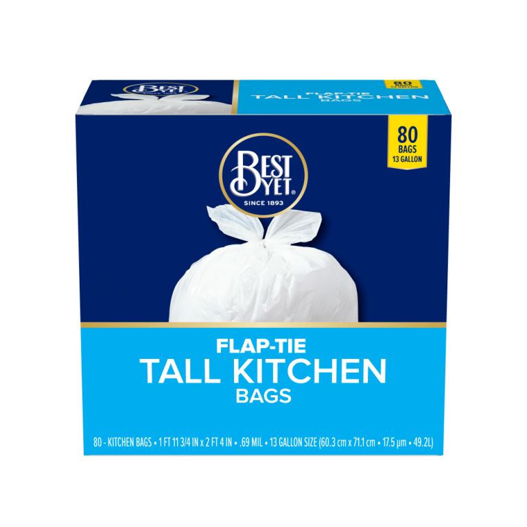 Tall Kitchen Garbage Bag 13 Gallon Best Yet Brand