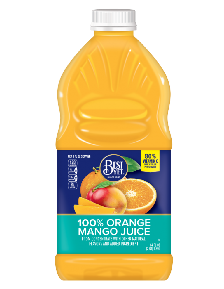 Premium Orange Juice With Pulp 52FL OZ Best Yet Brand