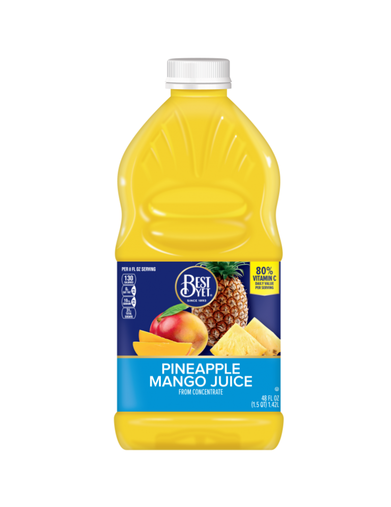 Pineapple Mango Juice 48OZ Best Yet Brand
