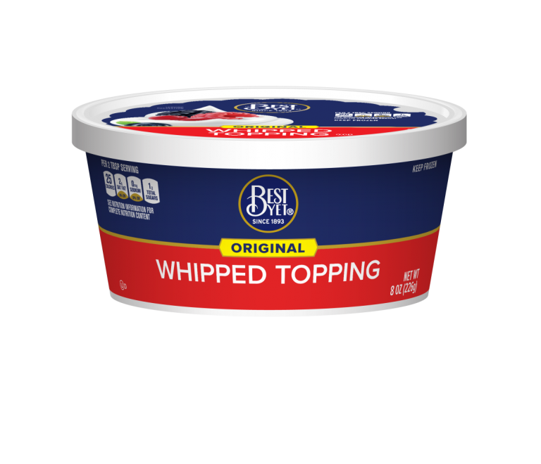 Original Whipped Topping 8OZ Best Yet Brand