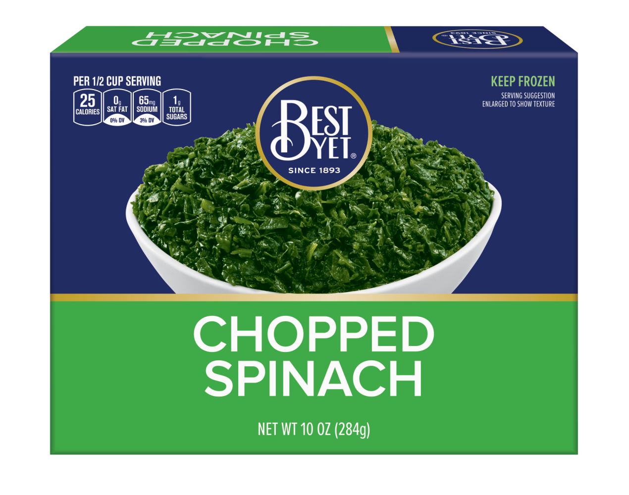 Chopped Spinach - Best Yet Brand