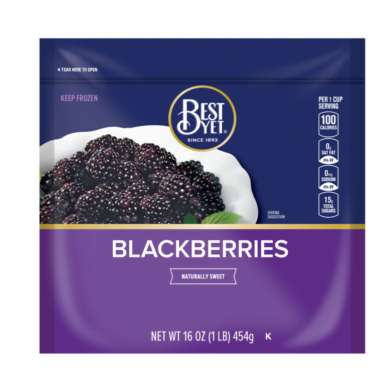 Frozen Blackberries Best Yet Brand