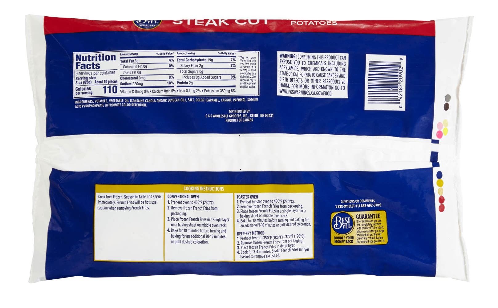 Steak Fries Best Yet Brand