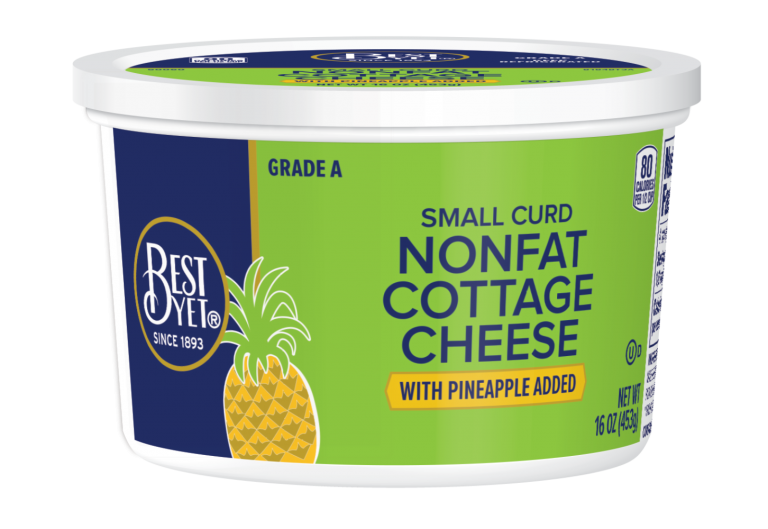 Small Curd Non Fat Cottage Cheese With Pineapple Best Yet Brand