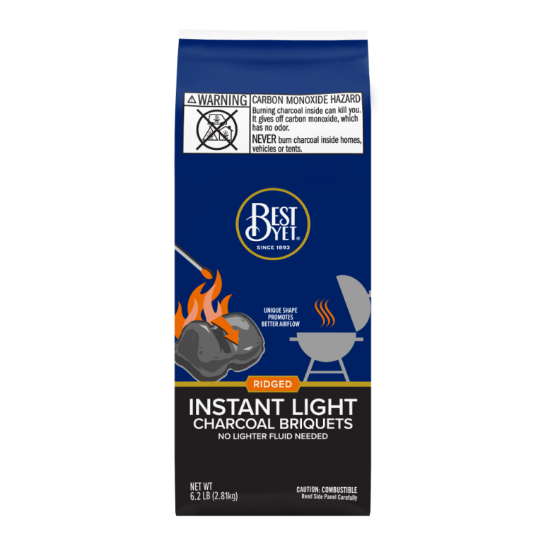 Charcoal Briquets Instant Light 6.2LB Best Yet Brand