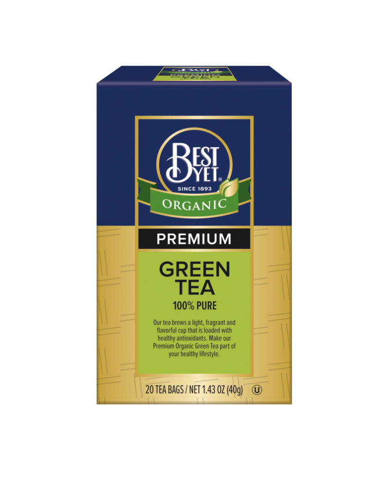 Organic Green Tea Bags Best Yet Brand