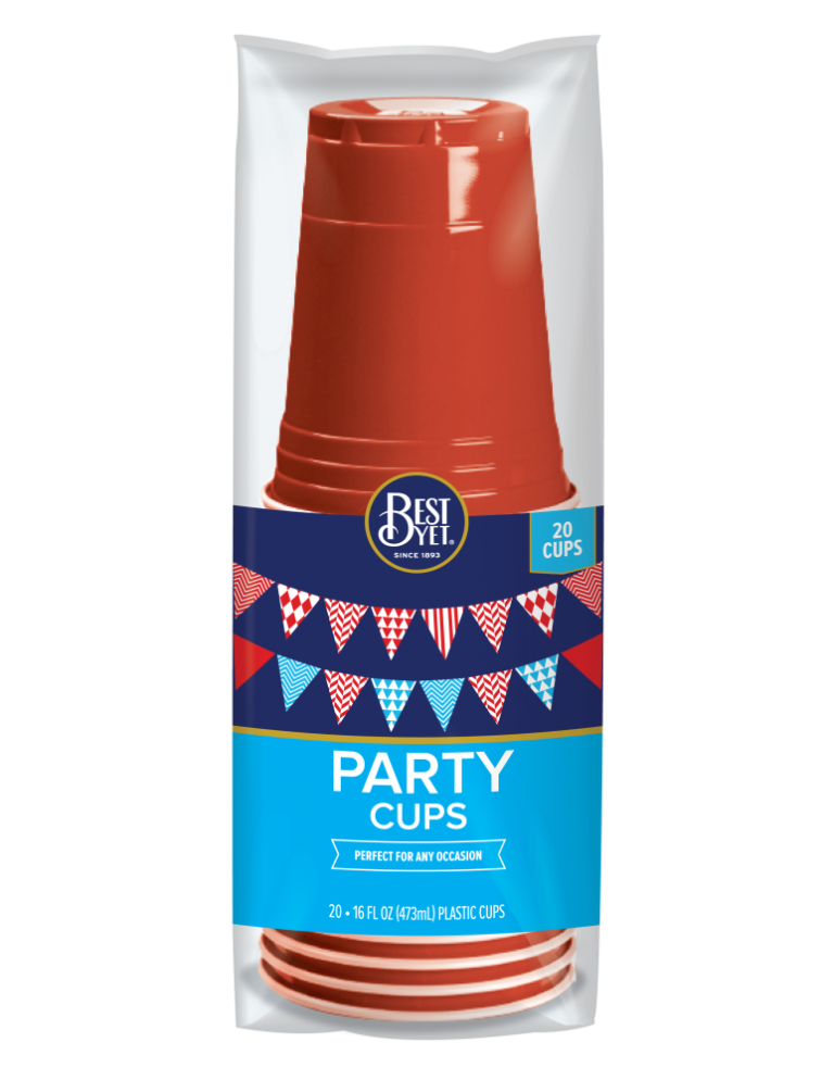 Plastic Party Cups 16Oz Best Yet Brand