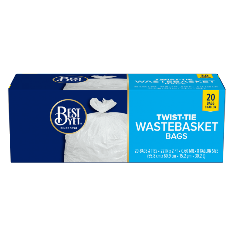 Wastebasket Liners 8 Gallon Best Yet Brand