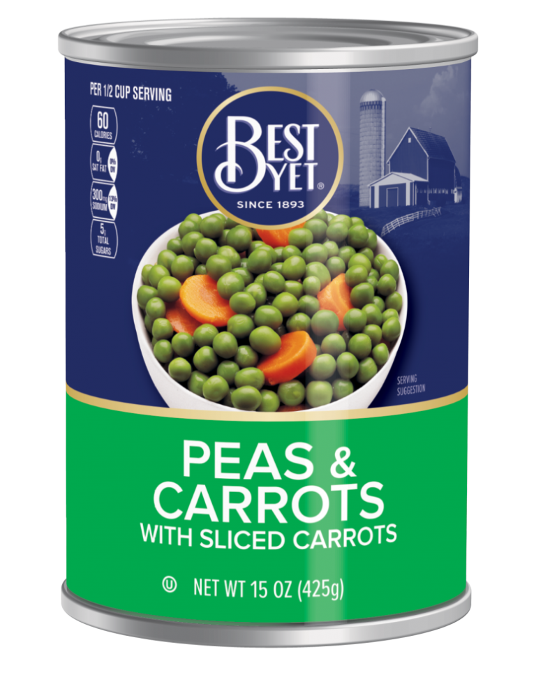 Peas & Sliced Carrots Best Yet Brand