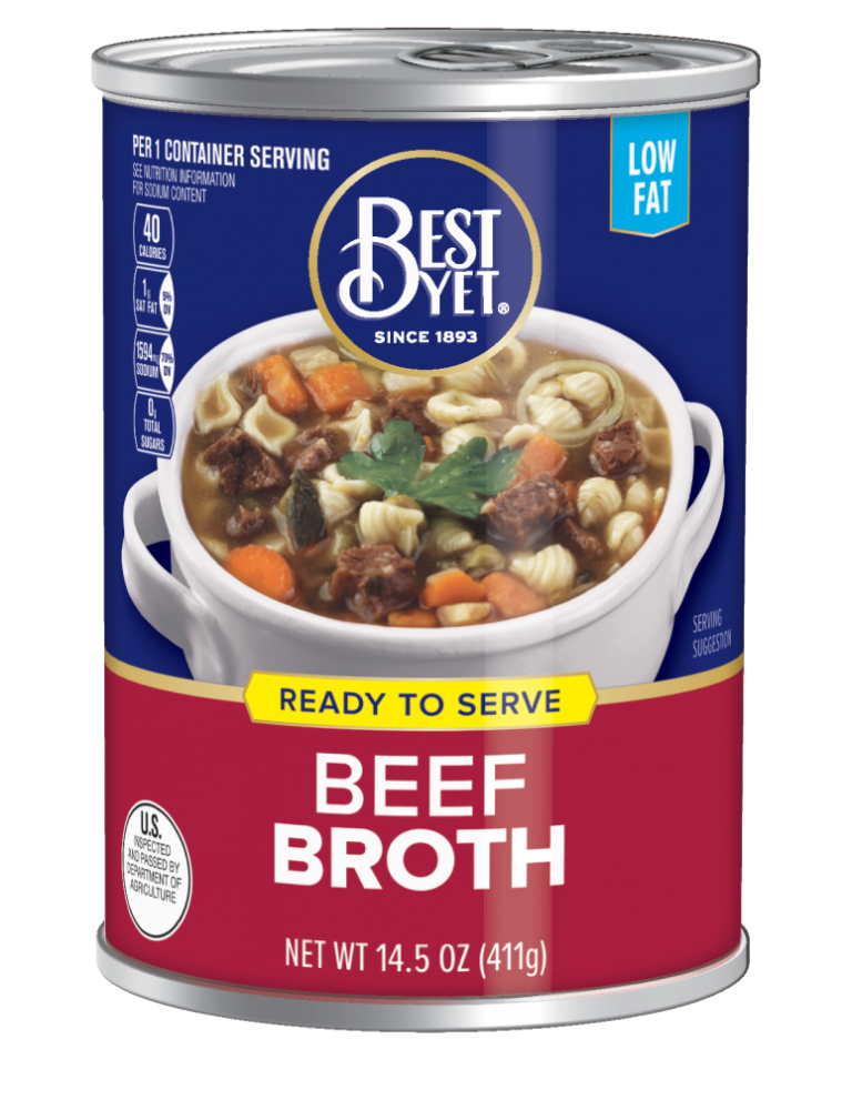 Beef Broth 14.5OZ - Best Yet Brand