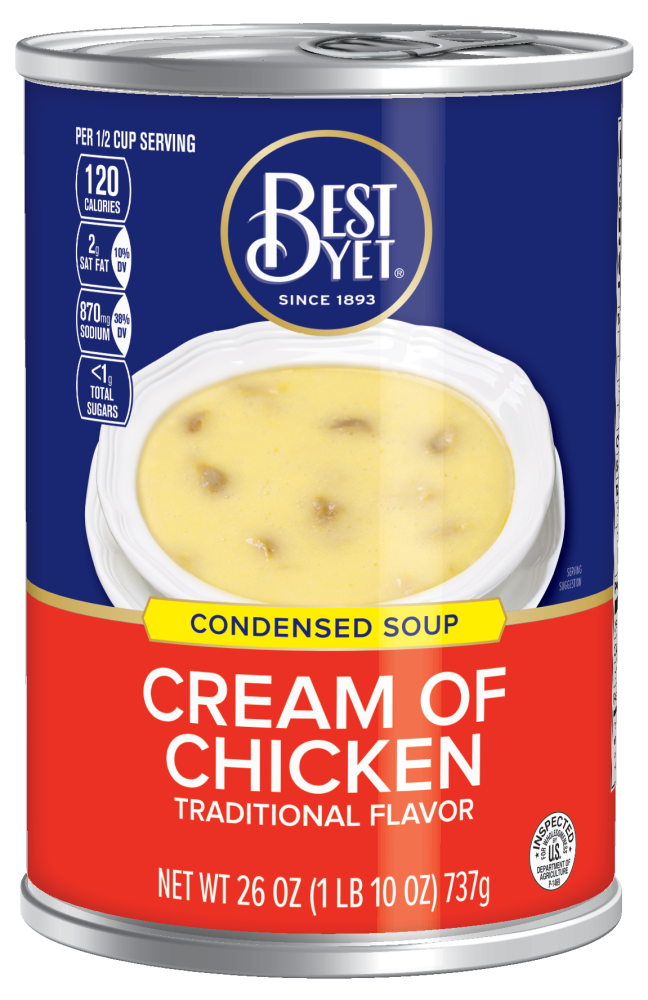 Cream Of Chicken Soup 26OZ Best Yet Brand