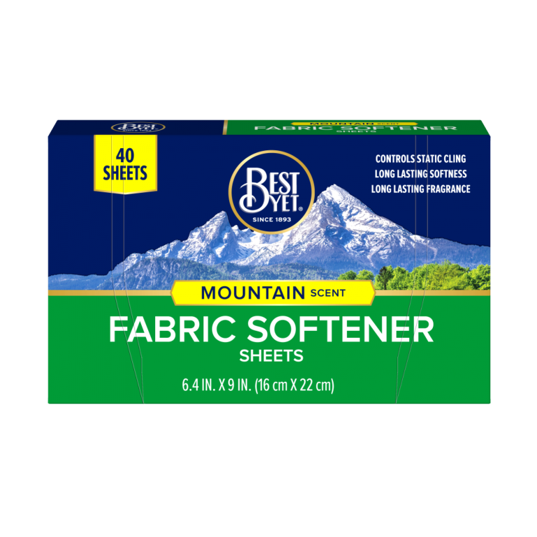 Fabric Softener Sheets Mountain 40CT Best Yet Brand