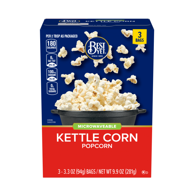 Kettle Corn Microwave Popcorn Best Yet Brand