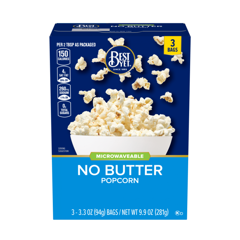 Natural Microwave Popcorn Best Yet Brand