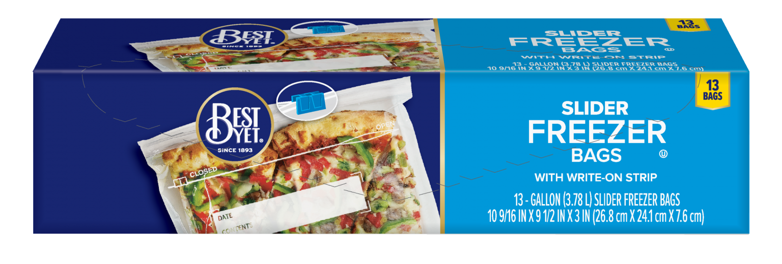 Reclosable Freezer Bag Gallon Best Yet Brand