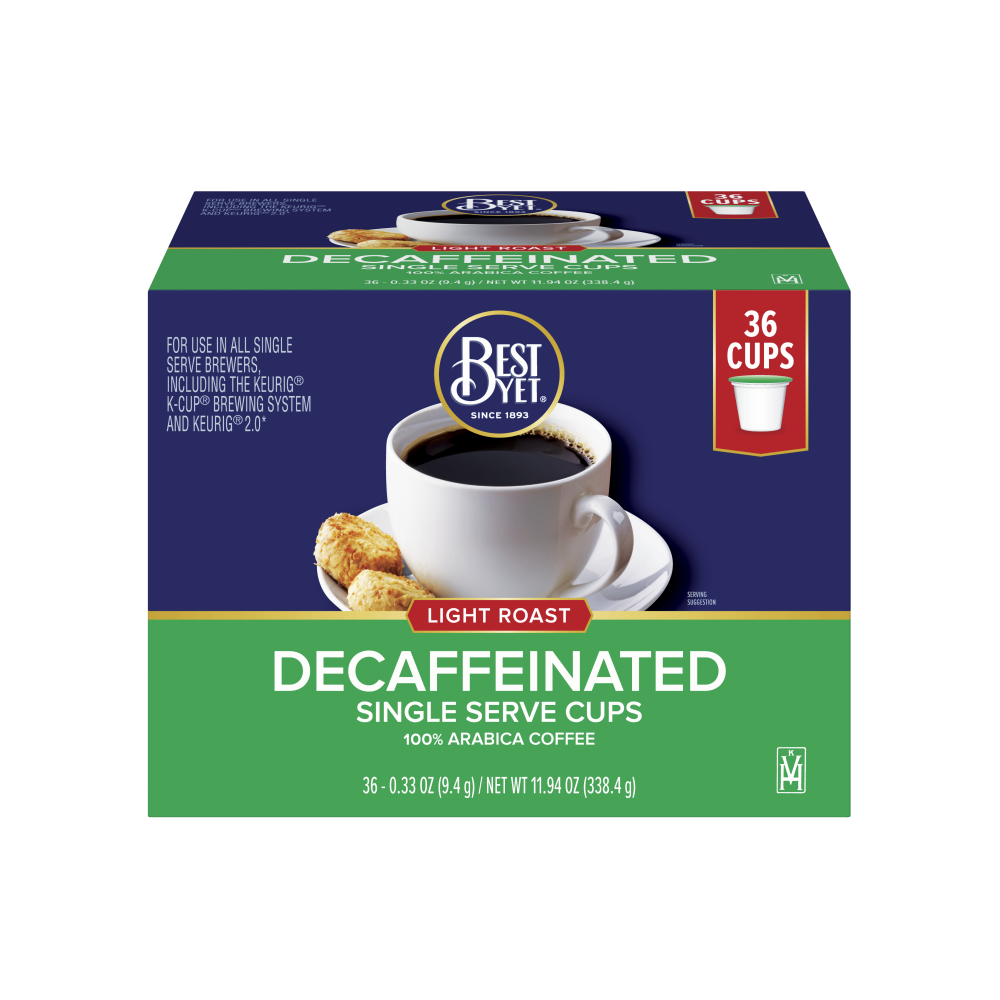 Ground Coffee Decaffeinated Best Yet Brand