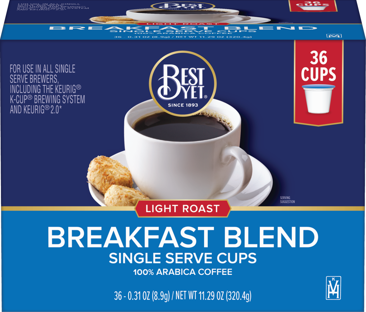 Breakfast Blend Coffee K-Cup - Best Yet Brand