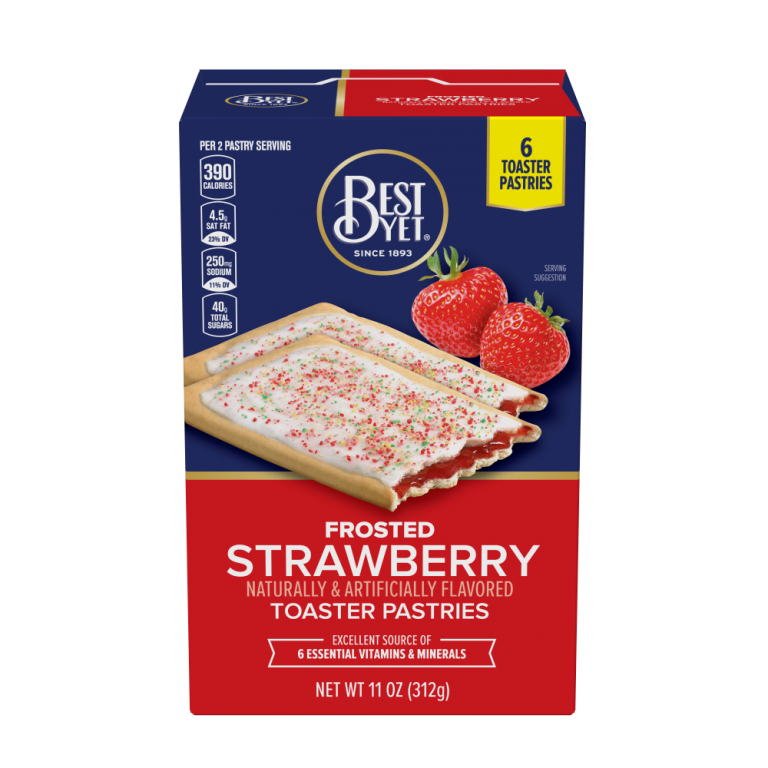 Strawberry Frosted Toaster Pastry 11OZ Best Yet Brand