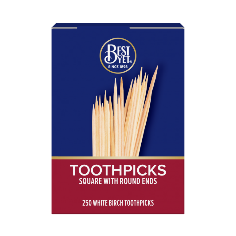Square Round Toothpicks Best Yet Brand