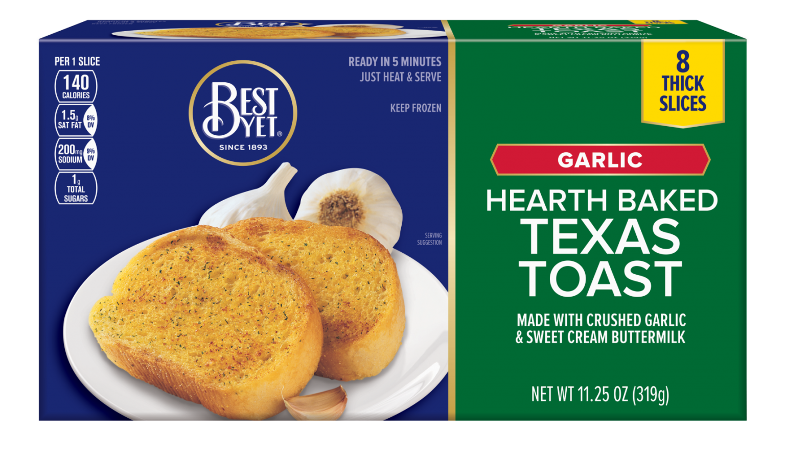 3 Cheese Texas Toast Best Yet Brand