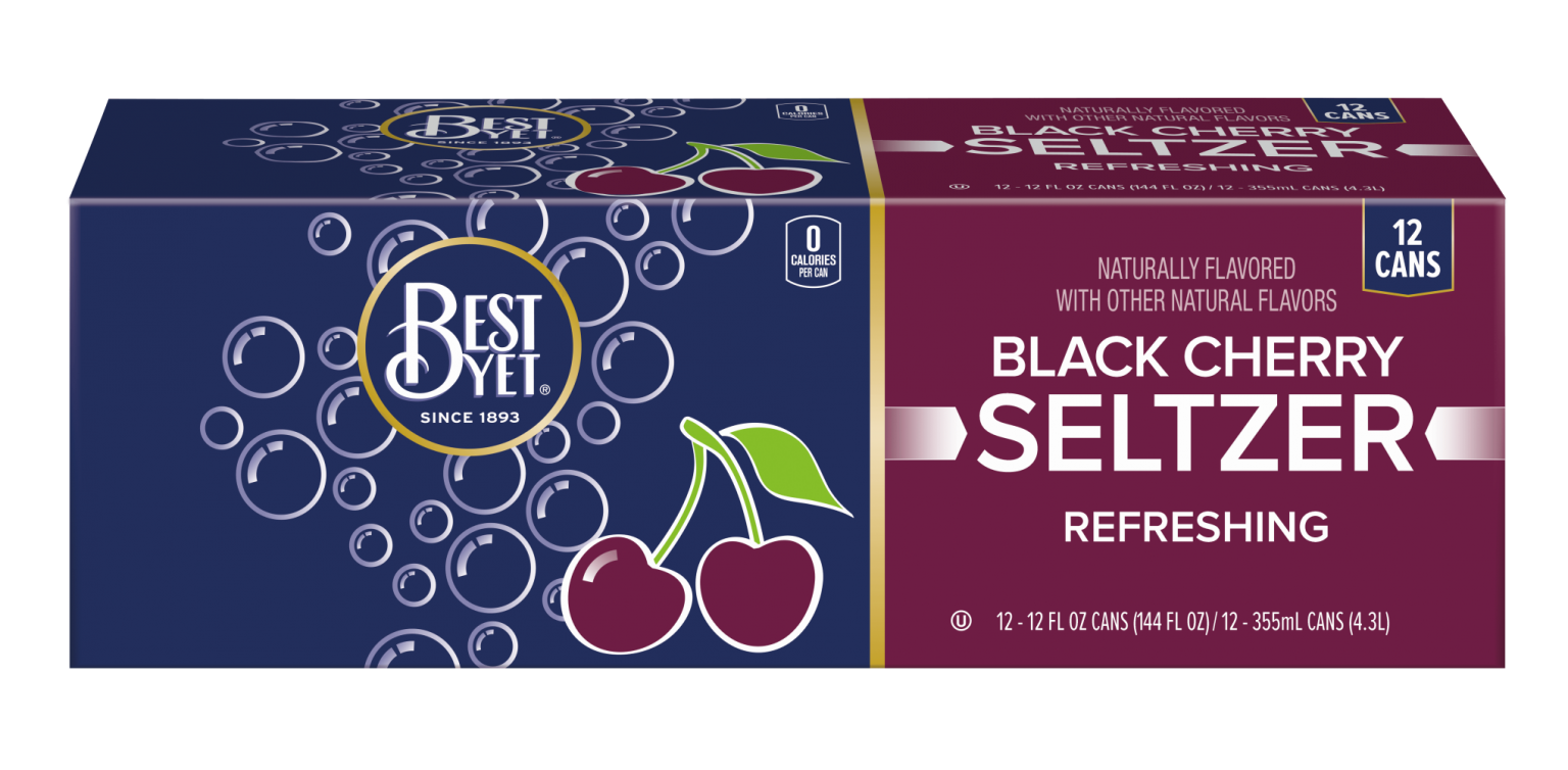 Black Cherry Seltzer 12pk Best Yet Brand