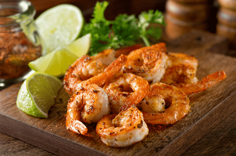 Cajun lime grilled shrimps